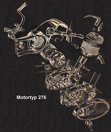 Arbeiten am 2Takt Motor-Motor 276 Falconette KS50